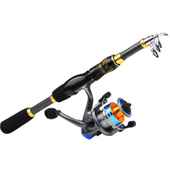 Surf Fishing Rod Set with Reel and Carry Bag (1.5-2.4m)