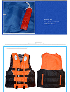 Children's Life Jackets,  Marine Life Jackets, Professional Foam Life Jackets, Swimming Fire-Fighting Whistle Life Vests