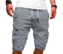 Men's casual multi-pocket men's pants