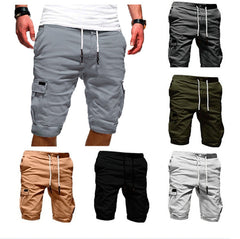 Men's casual multi-pocket men's pants