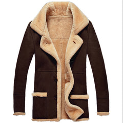European And American Fur One Thick Coat Fleece Men's Jacket