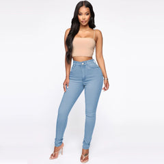 Hip Raise Slimming Jeans For Women