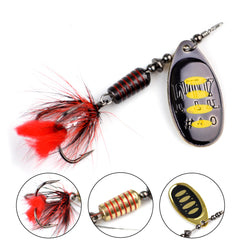 Special bionic bait fishing gear for rotating metal sea fishing