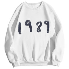 Casual Long Sleeve Loose Round Neck Sweater 1989