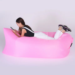 Black Inflatable Sofa for Relaxation (Model H1735_BK)