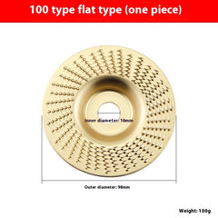 Woodworking Grinding Disc Flat Oblique Angle Thorn Plastic Polishing Round Grinding Whee