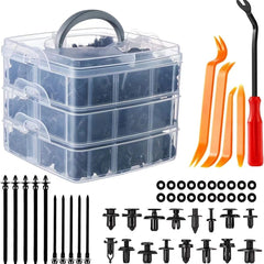 800PCS Car Bumper Repair Kit Boxed Universal Button