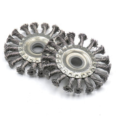 Twisted Wire Wheel Disc Type Grinding Wheel Angle Grinder