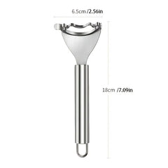 Stainless Steel Corn Planer and Peeler Tool with Handle