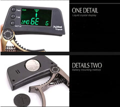 Guitar Clip Tuner - 2-in-1 Professional Capo