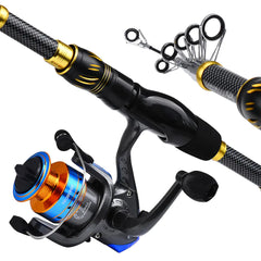 Surf Fishing Rod Set with Reel and Carry Bag (1.5-2.4m)