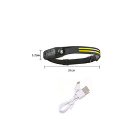 Silicone Sensing Headlamp Outdoor Running And Fishing