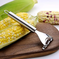 Stainless Steel Corn Planer and Peeler Tool with Handle