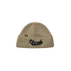 Embroidered Letters Knitted Hat for Women