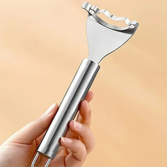 Stainless Steel Corn Planer and Peeler Tool with Handle
