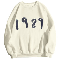Casual Long Sleeve Loose Round Neck Sweater 1989