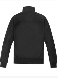 Plus Size Men's Windproof Jacket with Zipper Pocket