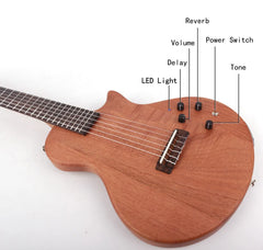 Silent nylon string travel  electric classical classic guitar portable built in effect guitare guiter guitarra gitar guitars