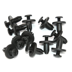 10~ 50pcs Car 6mm Hole Plastic Rivets Fastener Push Clip Black Auto Vehicle Door Trim Panel Retainer Fastener Clips For Toyota