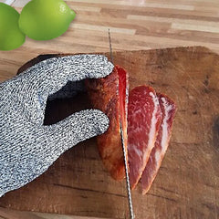 GMG Cut Resistant Gloves Cut level 5 Safety Work Gloves for cutting meating Shucking Fishing Gardening Kitchen Butcher Gloves