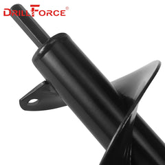 DRILLFORCE Earth Auger Spiral Drill Bit Planter Drill Auger Yard Gardening Bedding Planting Hole Digger Replacement Garden Tools