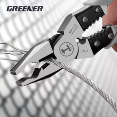 Greenery Multifunctional Universal Diagonal Pliers Needle Nose Pliers Hardware Tools Universal Wire Cutters Electrician