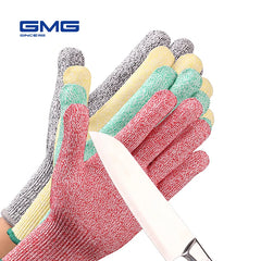 GMG Cut Resistant Gloves Cut level 5 Safety Work Gloves for cutting meating Shucking Fishing Gardening Kitchen Butcher Gloves