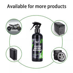 Plastic Renovator for Car Interior Spare Parts Seat Leather Liquid Wax Polish Plastic Restore Cleaner Spray Accessories S3 HGKJ