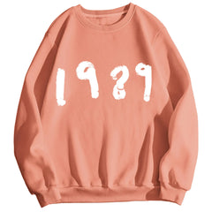 Casual Long Sleeve Loose Round Neck Sweater 1989
