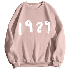 Casual Long Sleeve Loose Round Neck Sweater 1989