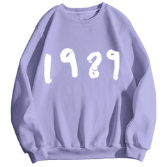 Casual Long Sleeve Loose Round Neck Sweater 1989