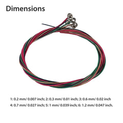 3 Sets of 6 Guitar Strings Replacement Steel String For Acoustic Guitar 1st-6th