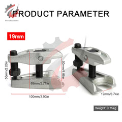 Ball Joint Separator 19mm Adjustable Car Ball Joint Puller Removal Tool Automoitve Steering System Tools Garage Work