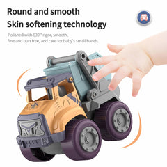 12 Types Of Car Toys For Baby Kids Engineering Truck Inertia Friction Power Car Boys Girls Early Learning Educational Toys Gifts