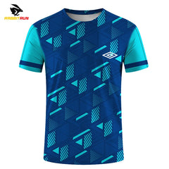 Men's T-shirts for Men Quick-Drying Tees Shirt Badminton Uniforms Table Tennis Clothing Printed T-shirt Boy Breathable Sport