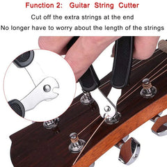 3 in 1 Guitar Peg String Winder + String Pin Puller + String Cutter Guitar Tool Set Multifunction Guitar Accessories