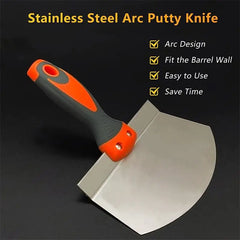 Stainless Steel Putty Knife Paint Tool Plaster Shovel Filling Spatula Wallpaper Paint Scraper Wall Decoration Hand Tools Dropshi