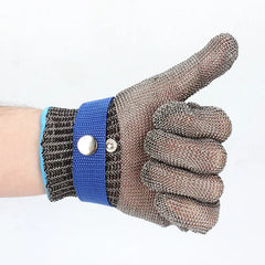 Stainless Steel Gloves Anti-cut Safety Cut Resistant Hand Protective Metal Meat Mesh Glove for Butcher Wire Knife Proof Stab