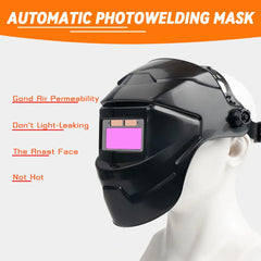 Automatic Welding Helmet Solar Variable Light Adjustment Mask True Color Auto Darkening Arc Weld Grind Protect Dimming Glasses