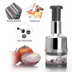 Stainless Steel Garlic Cutter Onion Chopper Hand Pressure Garlic Presses Machine Tomato Crusher Fruit Vegetable Kitchen Tools