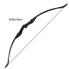 Toparchery 20-40lbs Archery 57" Takedown Recurve Bow For Hunting Recurve Bow and Arrow Set Left Right Hand Black Hunting Bow