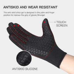 Waterproof Gloves Warm Winter Women Outdoor Sports Cycling Riding Fishing Antiskid Men Touch Screen Skiing Motorcycle Gloves