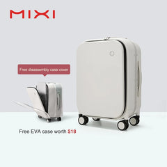 Mixi Patent Design Aluminum Frame Suitcase Carry On Rolling Luggage Beautiful Boarding Cabin 18 20 24 Inch M9260