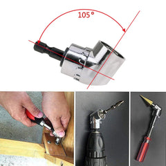 105 Degree Right Angle Drill Screwdriver Adapter Flexible Shaft Extension Bit Woodworking Hand Tools Magnetic Drill Bit Socket