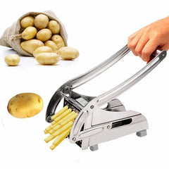 Stainless Steel Potato Slicer Potato Cutter French Fries Cutter Machine For Kitchen Manual Vegetable Cutter Kitchen Gadgets