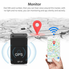 GF-07 GPS Tracker Strong Magnetic Car GPS Locator 350mA Vehicle Car Truck Bike Real Time Positioning Device Anti Theft Locator