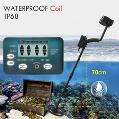 High Sensitivity Metal Detector Waterproof Detector De Metales Profesional Pinpointing for Treasure Search Underground Gold Iron