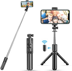 New Bluetooth Selfie Stick Mobile Phone Holder Retractable Portable Multifunctional Mini Tripod With Wireless Remote Shutter