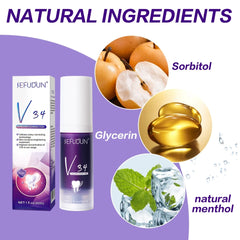 V34 Teeth Colour Corrector Toothpaste Whitening Enamel Care Repair Creme Dental Oral Cleaning Fresh Breath Beauty Health