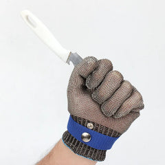 Stainless Steel Gloves Anti-cut Safety Cut Resistant Hand Protective Metal Meat Mesh Glove for Butcher Wire Knife Proof Stab